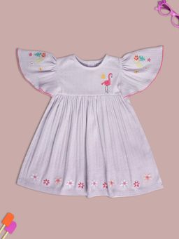 MINI KLUB - Girls White/Multi-Color Dress (Set of 2)