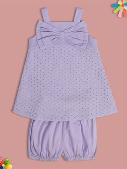 MINI KLUB - Girls Purple Dress (Set of 2)
