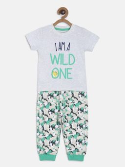 MINI KLUB - Boys Multi-Color T-Shirt and Joggers (Set of 2)