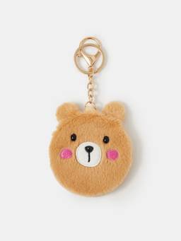 Accessorize London - Girls Beige Polyester Bag Charm
