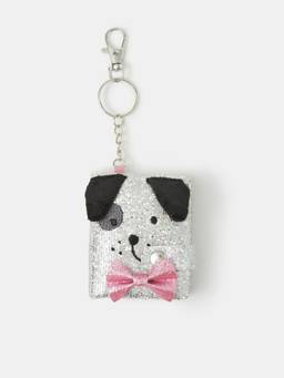 Accessorize London - Girls Silver Paper Bag Charm