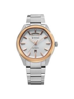 Titan - Men Titan Astral Silver Dial Analog Watch - 90209Km01 (M)