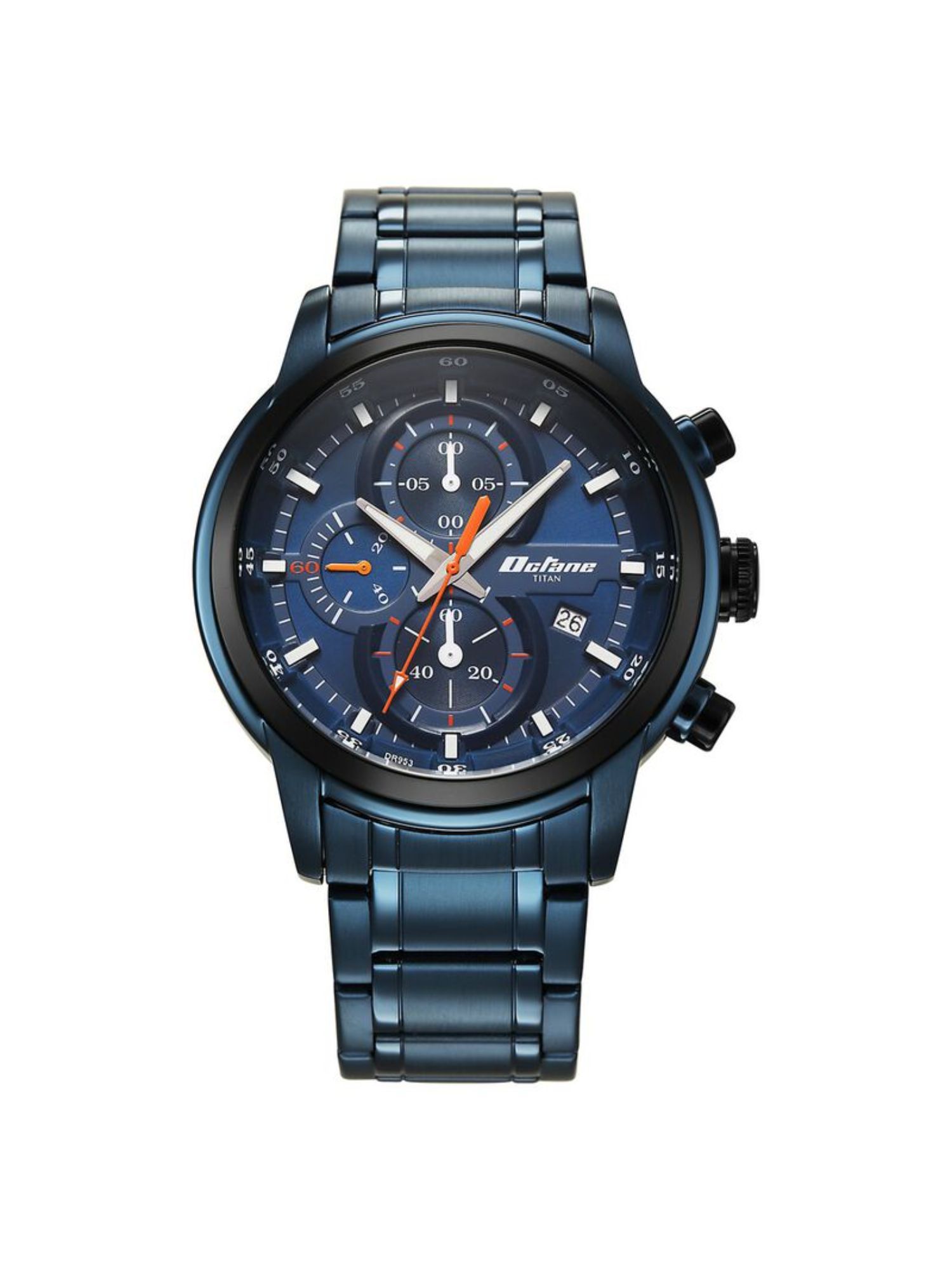 Buy Titan Men Octane Primal Blue Dial Analog Watch - 90086Km08 (M