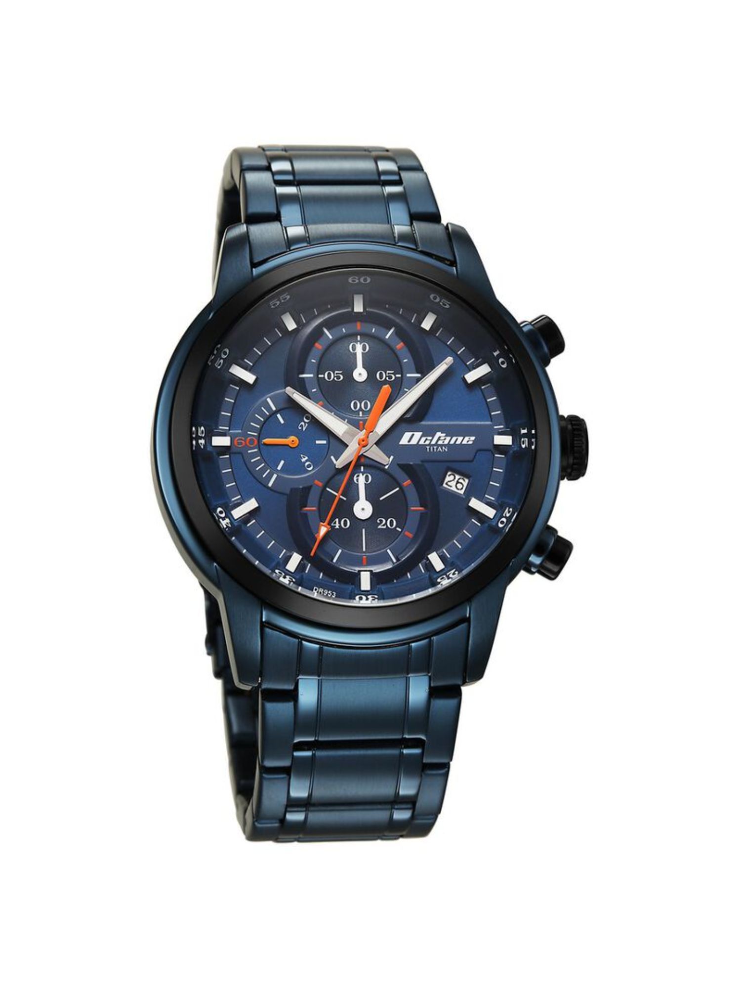 Buy Titan Men Octane Primal Blue Dial Analog Watch - 90086Km08 (M