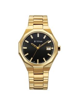 Titan - Men Dodecagon Black Dial Analog Watch - 90212Ym01 (M)