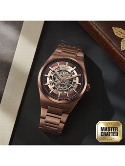 Titan - Men Nexus Brown Dial Analog Watch - 90221Qm01 (M)