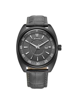 Titan - Men Tonneau Grey Dial Analog Watch - 90211Ql02 (M)