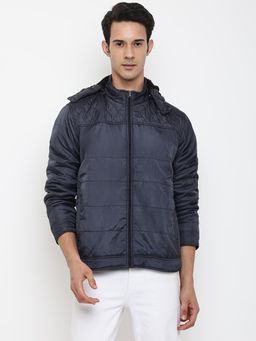 Cantabil - Men Navy Blue Jacket