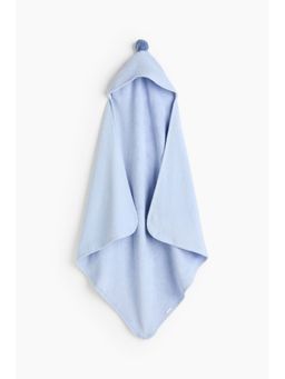 H&M - Home Blue Hooded Bath Towel