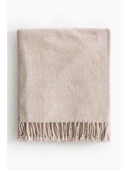 H&M - Home Beige Reversible Bed Throw