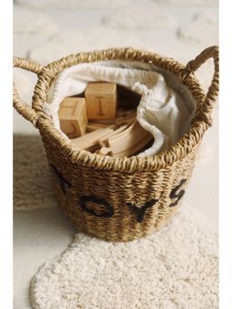 H&M - Home Beige Small Toy Storage Basket