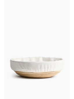 H&M - Home Beige Rattan Bread Basket