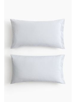 H&M - Home Blue 2-Pack Oxford-Weave Pillowcases