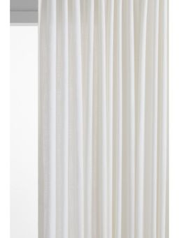 H&M - Home White 2-Pack Extra-Long Linen-Blend Curtains