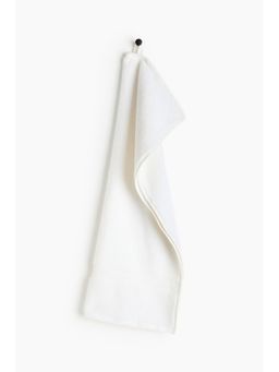 H&M - Home White Cotton Terry Hand Towel
