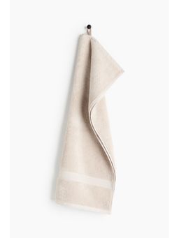 H&M - Home Beige Cotton Terry Hand Towel