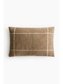 H&M - Home Beige Wool-Blend Boucl Cushion Cover