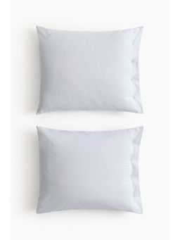 H&M - Home Blue 2-Pack Oxford-Weave Pillowcases