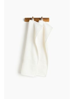 H&M - Home White 2-Pack Cotton Terry Guest Towels