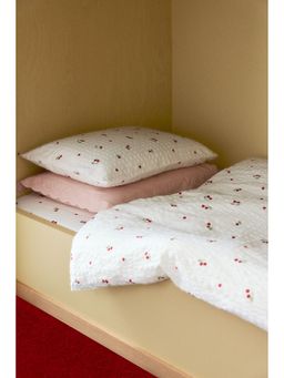 H&M - Home White Seersucker Duvet Cover Set