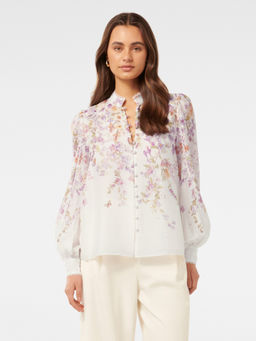 Forever New - Multi-Color Emma Trimmed Blouse