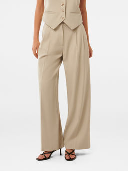 Forever New - Off White Elsa Wide Leg Pant