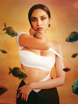 Isharya - Banger Multi-color Crystal Cuff In Black Plated