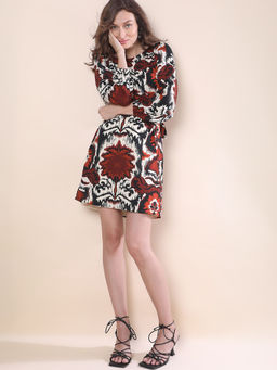 VERO MODA - Multi-Color Abstract Print Dress (Set of 2)