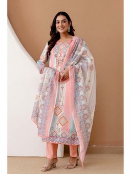 Kohsh - Womens Ethnic Motif Kurta Pant And Dupatta