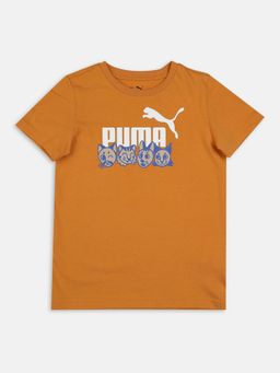 Puma - Ess Mates Unisex Brown T-shirts