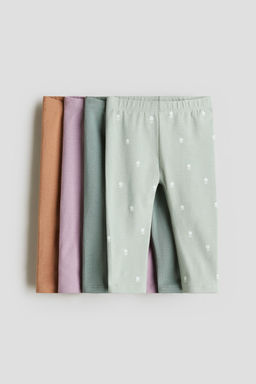 H&M - Boys 4-Pack Cotton Jersey Leggings