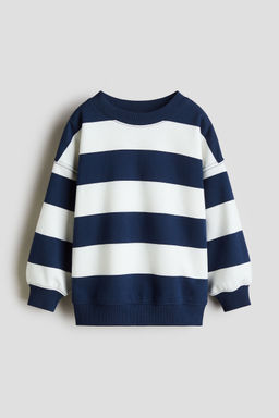 H&M - Boys Blue Oversized Brushed-Inside Sweatshirt
