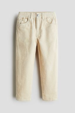 H&M - Boys Beige Cotton Corduroy Trousers