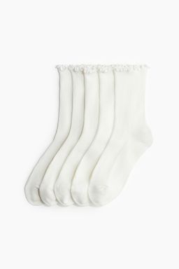 H&M - Women 5-Pack Rib-Knit Socks