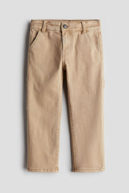 H&M - Boys Beige Relaxed Fit Carpenter Trousers