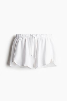 H&M - Women White Loose-Fit Sweatshorts