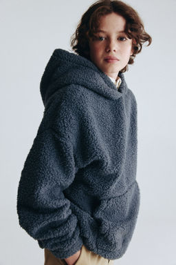 H&M - Boys Blue Teddy Hoodie