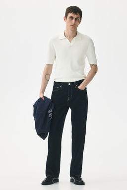 H&M - Men White Slim Fit Polo Shirt