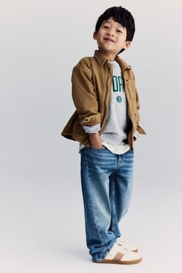H&M - Boys Blue Loose Fit Barrel Jeans