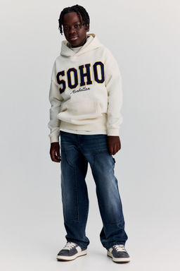 H&M - Boys Blue Baggy Fit Carpenter Jeans