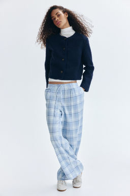 H&M - Women Blue Pull-On Trousers