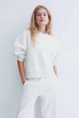 H&M - Women Grey 2-Piece Sweatshirt And Joggers Set