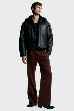 H&M - Men Red Regular Fit Suit Trousers