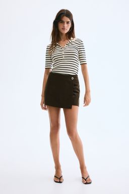 H&M - Women Green Wrap Skort