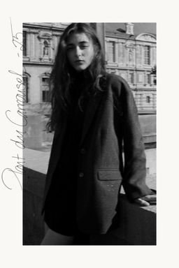 H&M - Women Grey Embellished Blazer