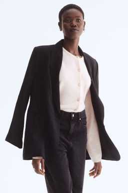 H&M - Women Pink Fine-Knit Cardigan