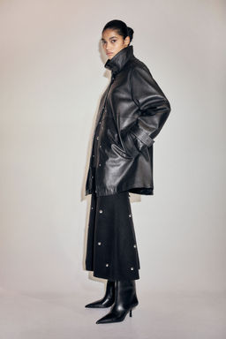 H&M - Women Black Studded Skirt