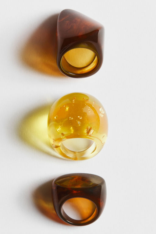 H&M Women 3-Pack Chunky Rings