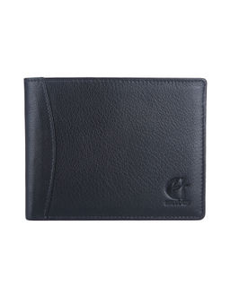 HiLEDER - Rfid Pure Leather Bifold Men's Wallet With 12 Card Slots Navy Blue