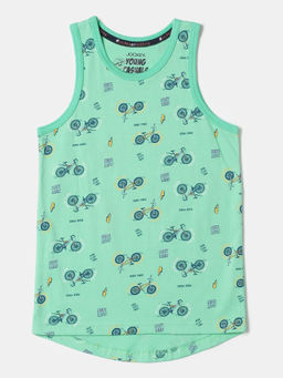 Jockey Juniors - CB01 Boys Super Combed Cotton Printed Tank Top - Spring Bouquet